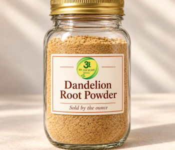 Dandelion Root Powder Apothecary Jar-6